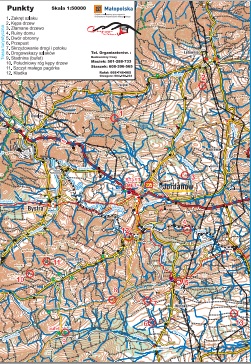 Mapa trasa turystyczna